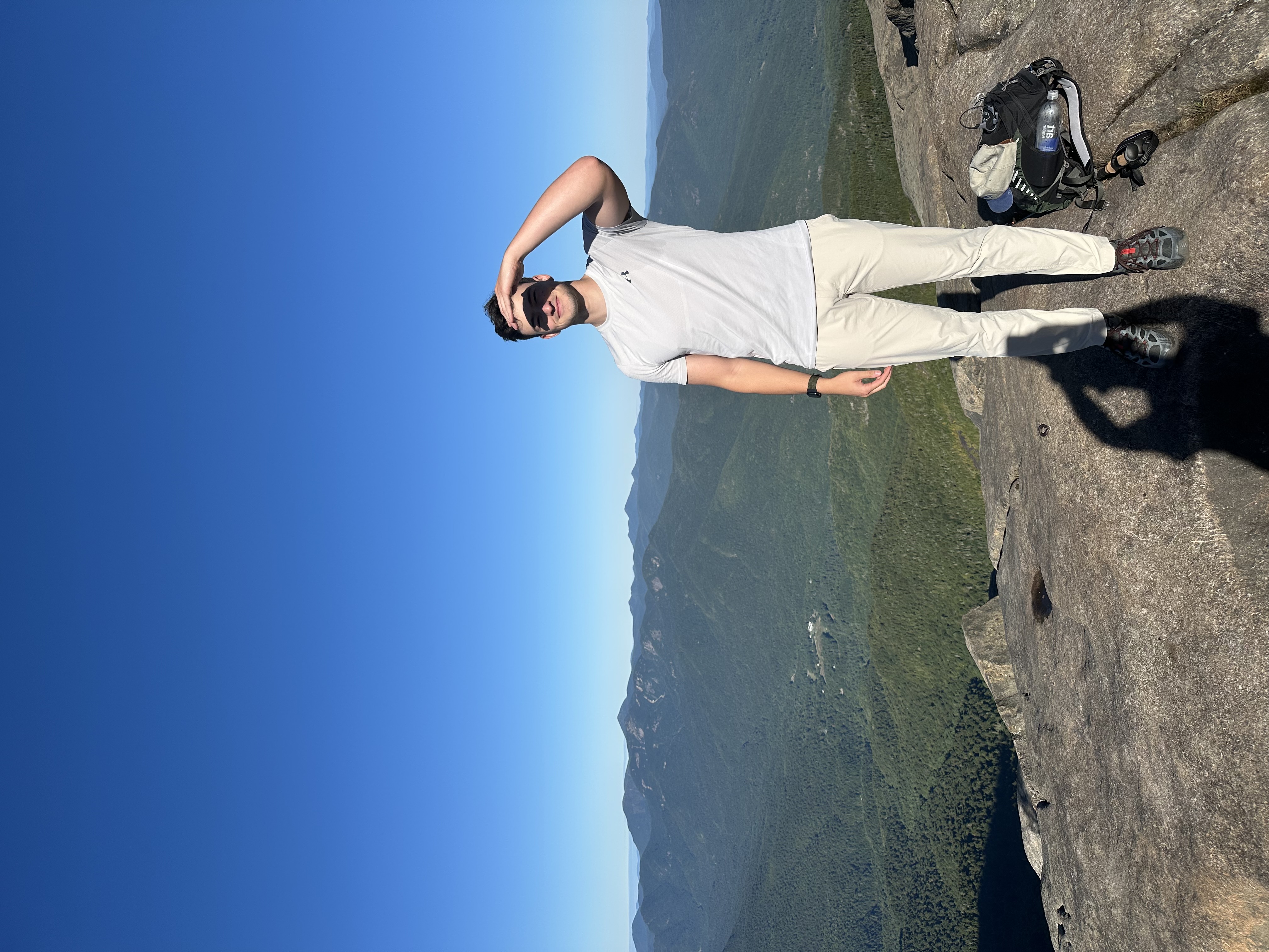 Hiking in the mountains