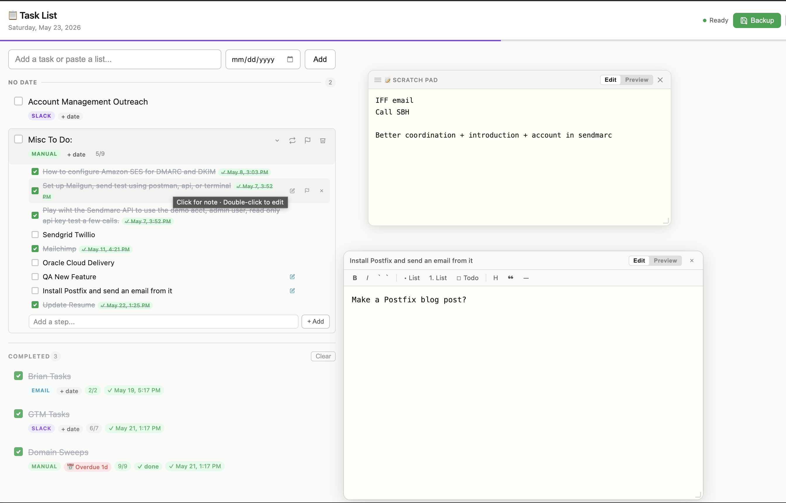 Task List Image